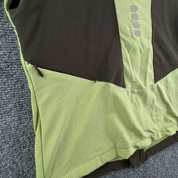 Nike Girls Green Jacket Small 4-6 Stretch Full Zip W/ Pockets, Logo Youth Kids - Picture 14 of 16